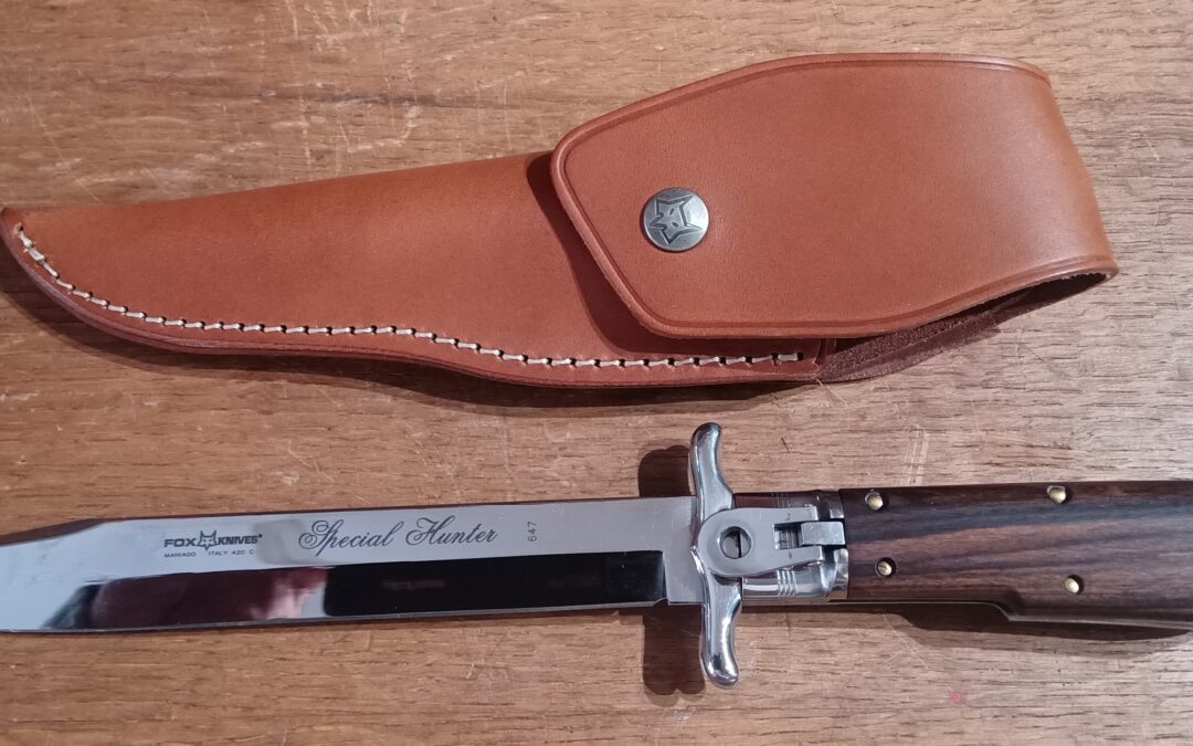 POIGNARD PLIANT FOX SPECIAL HUNTER PALISSANDRE